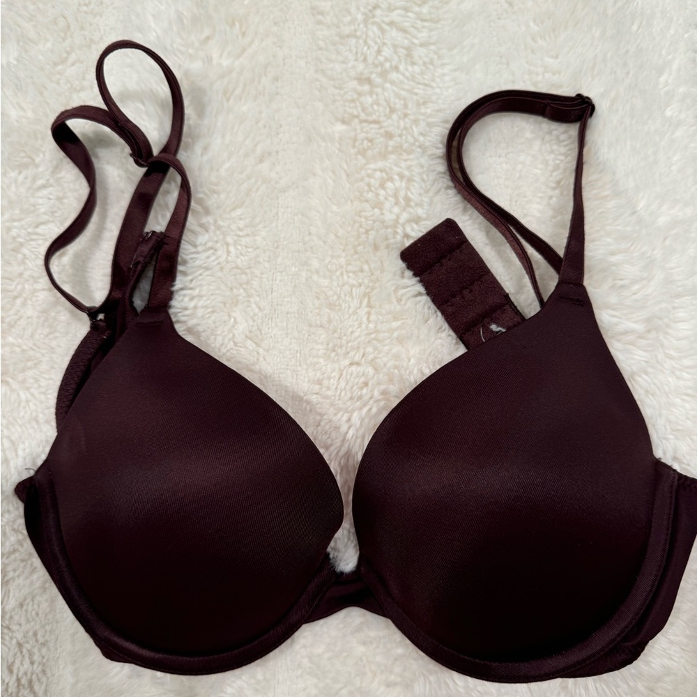 Maroon VS Pink Push Up Bra
